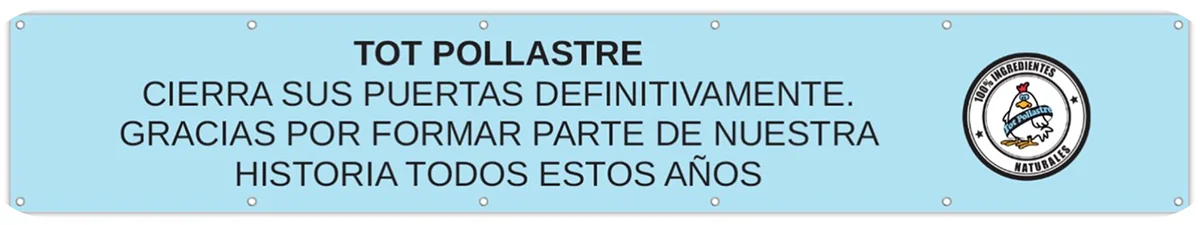 Cierre definitivo de Tot Pollastre